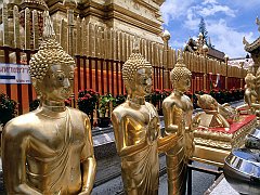 Golden Bhuddist Monastery, Chiang Mai, Thailand